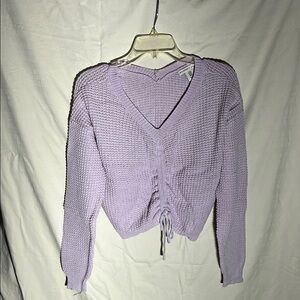 Sincerely Jules Lavender Sweater - Crew Neck